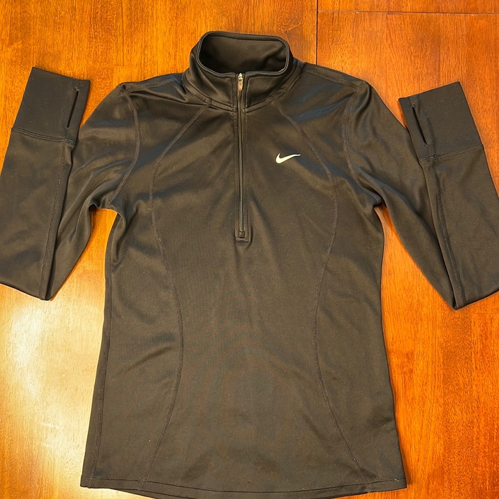 Nike Women’s Dri-Fit 3/4 Zip Long Sleeve Running Shirt
